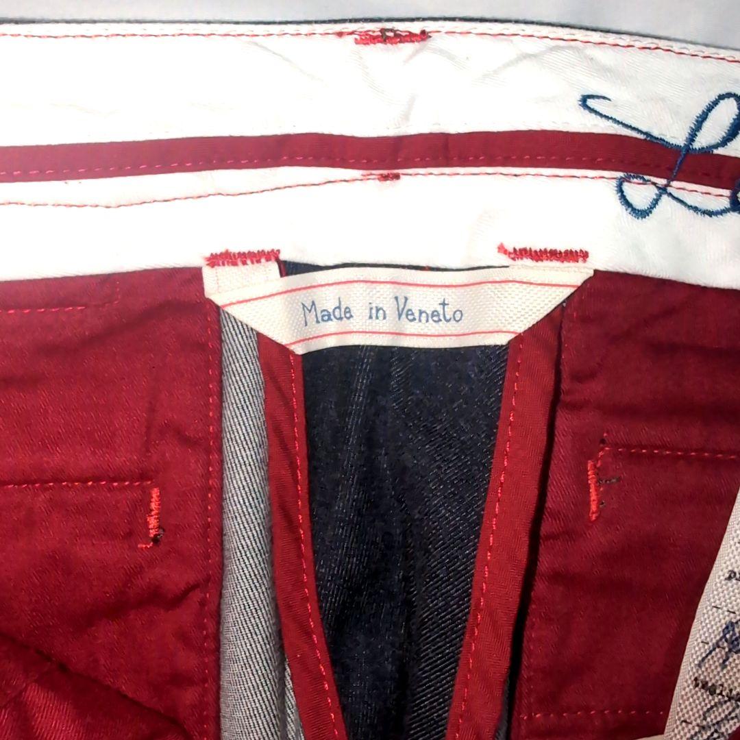 トラマロッサ 上質コットン メンズ パンツ W29 イタリア製 美シルエット