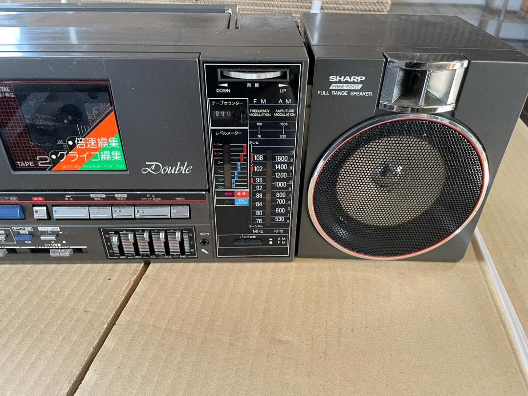 【動作確認済】SHARP QT88 ラジカセ
