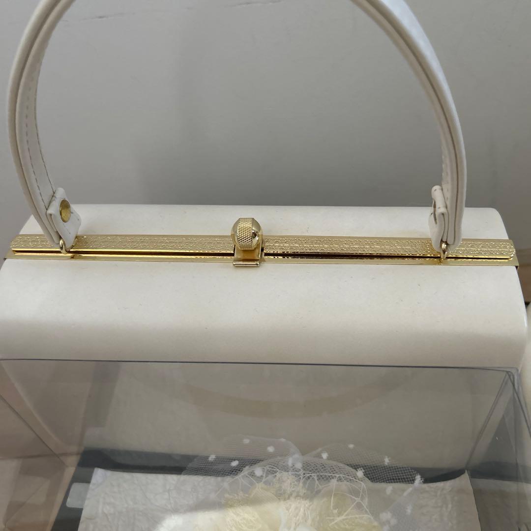 成人式用　バック草履髪飾りセット