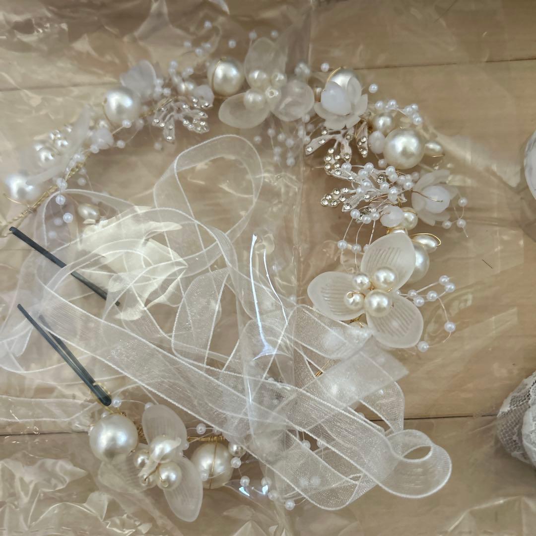 成人式用　バック草履髪飾りセット