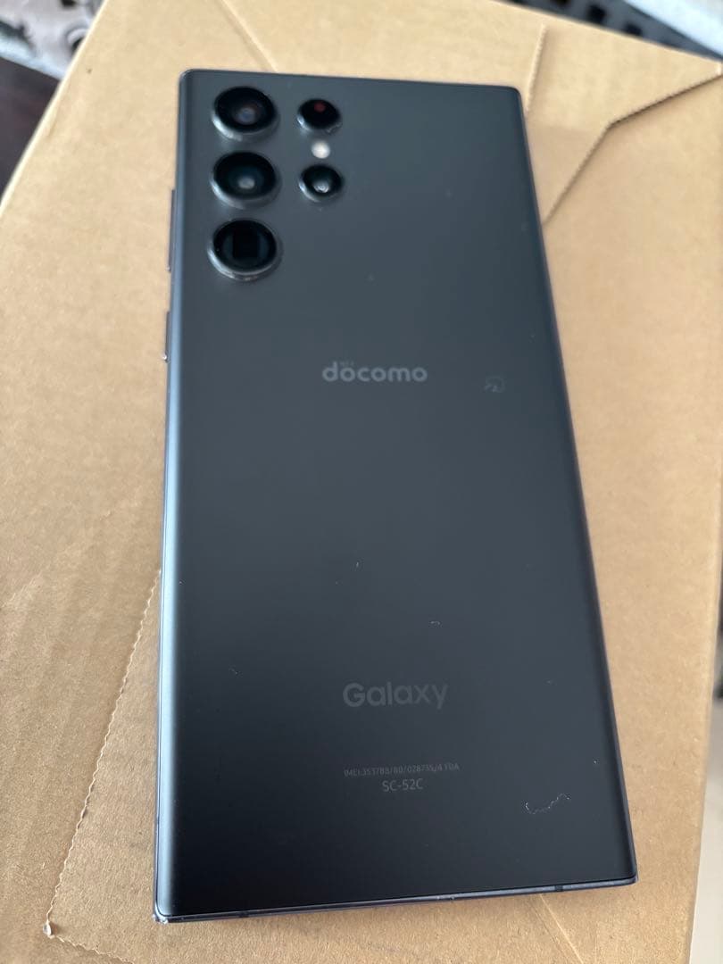 Galaxy SC-53C docomo S22 ultra BLACK 本体
