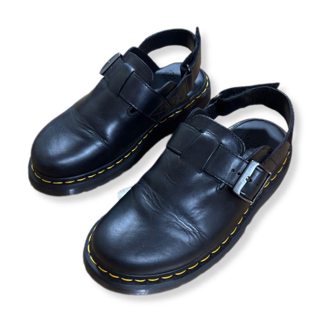 ドクターマーチン サンダル 黒 UK7 JP26 Dr.Martens