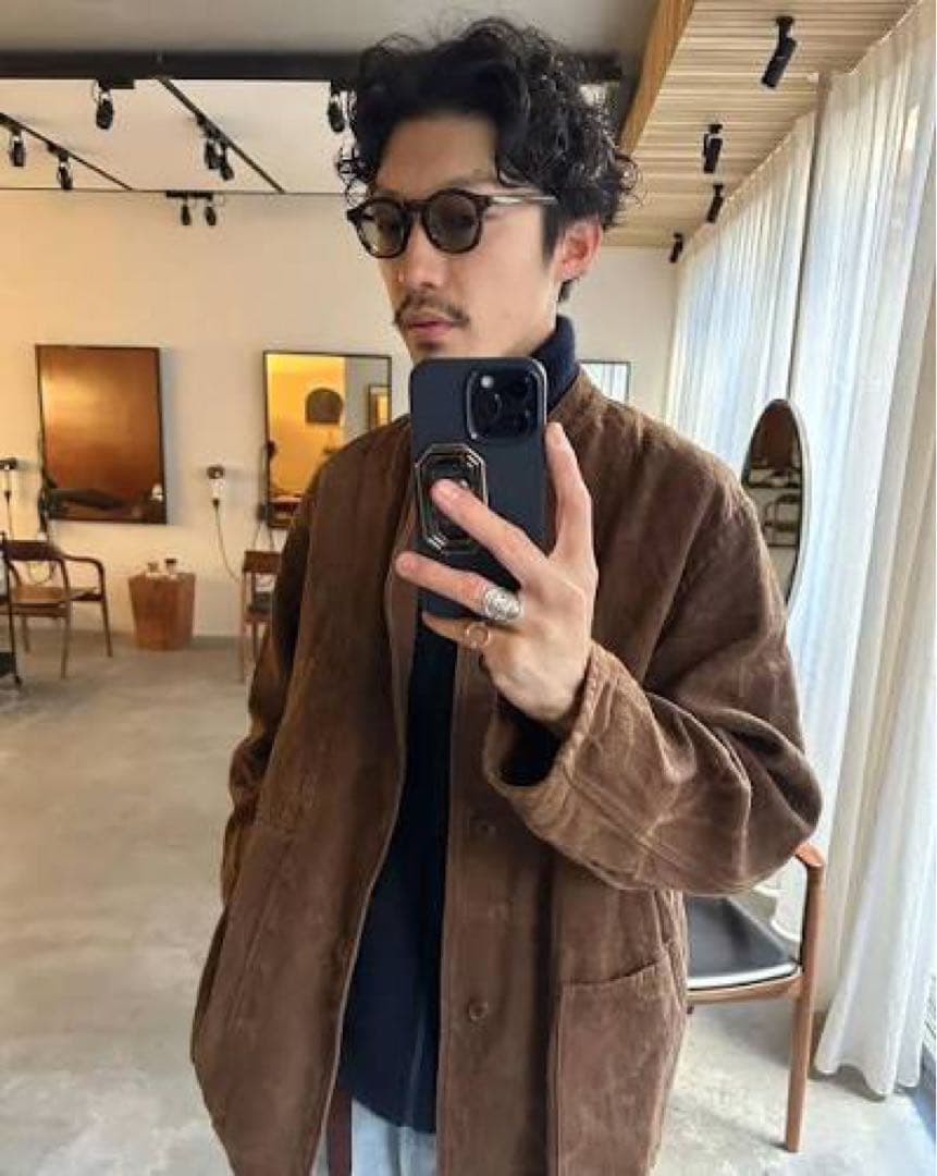 comoli コモリ ヘンプダックスタンドカラージャケット　サイズ１