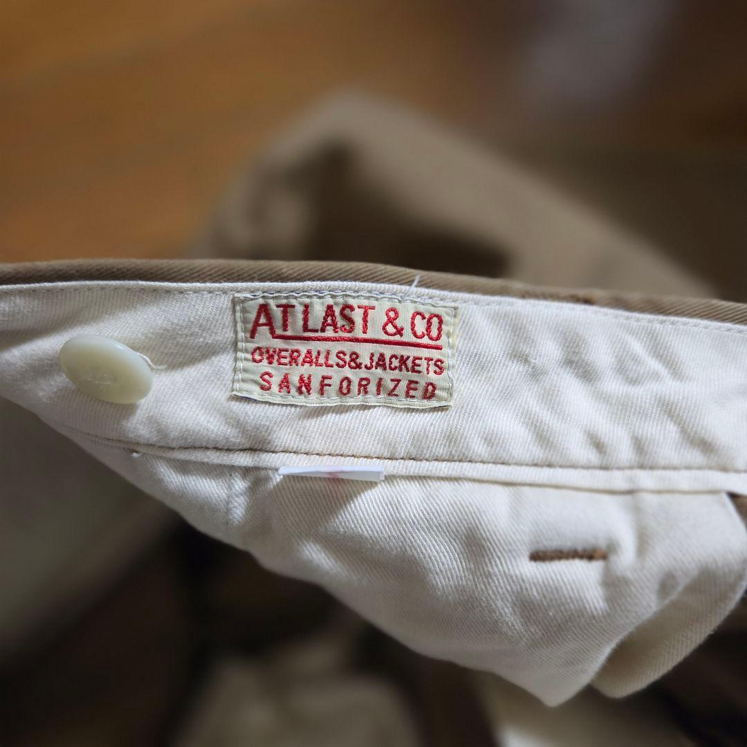 ATLAST＆CO チノパン ツイル トラウザー