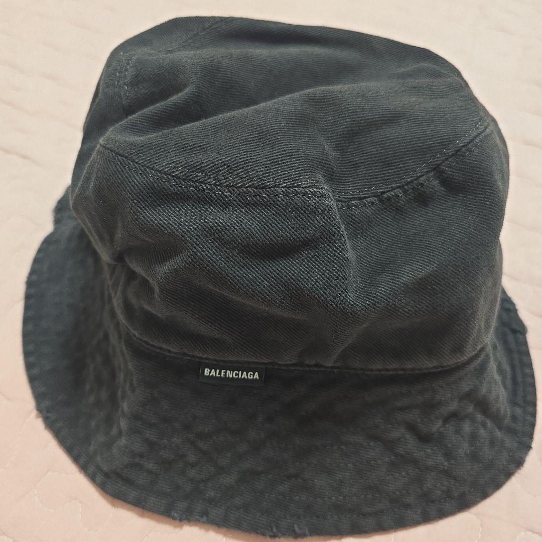 BALENCIAGA バケットハット ブラック Lサイズ 62cm