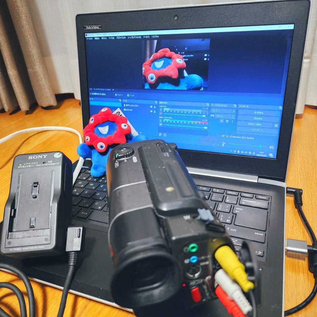 【動作確認済】Hi8 SONY 高画質 ビデオカメラ CCD-TR3 セット