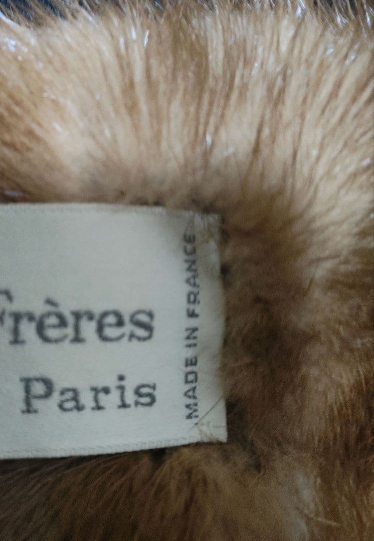 デミバフ ミンクファー ロングマフラー 足付き しっぽ付き フランス Paris