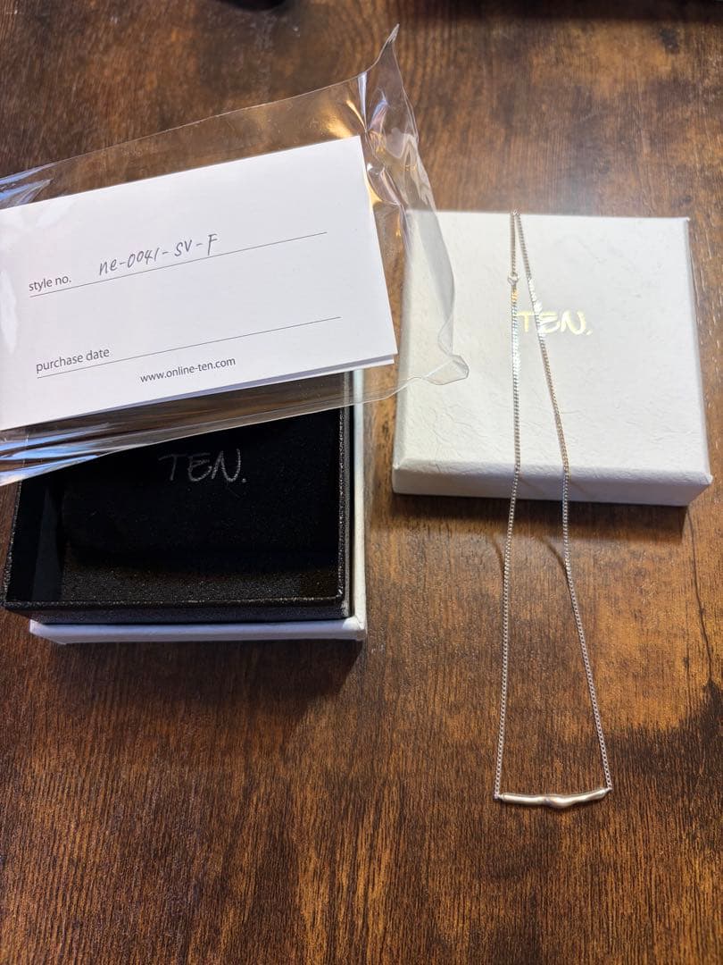のび　TEN. SILVER925 チルダネックレス