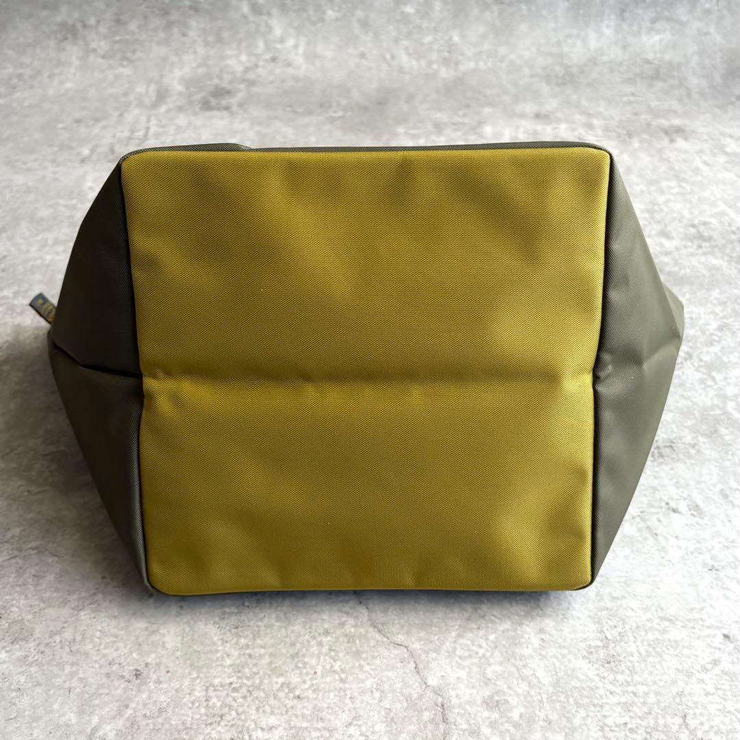 【マヤコバ様】エルベシャプリエ 舟型 トート ハンドバッグ 1027N カーキ