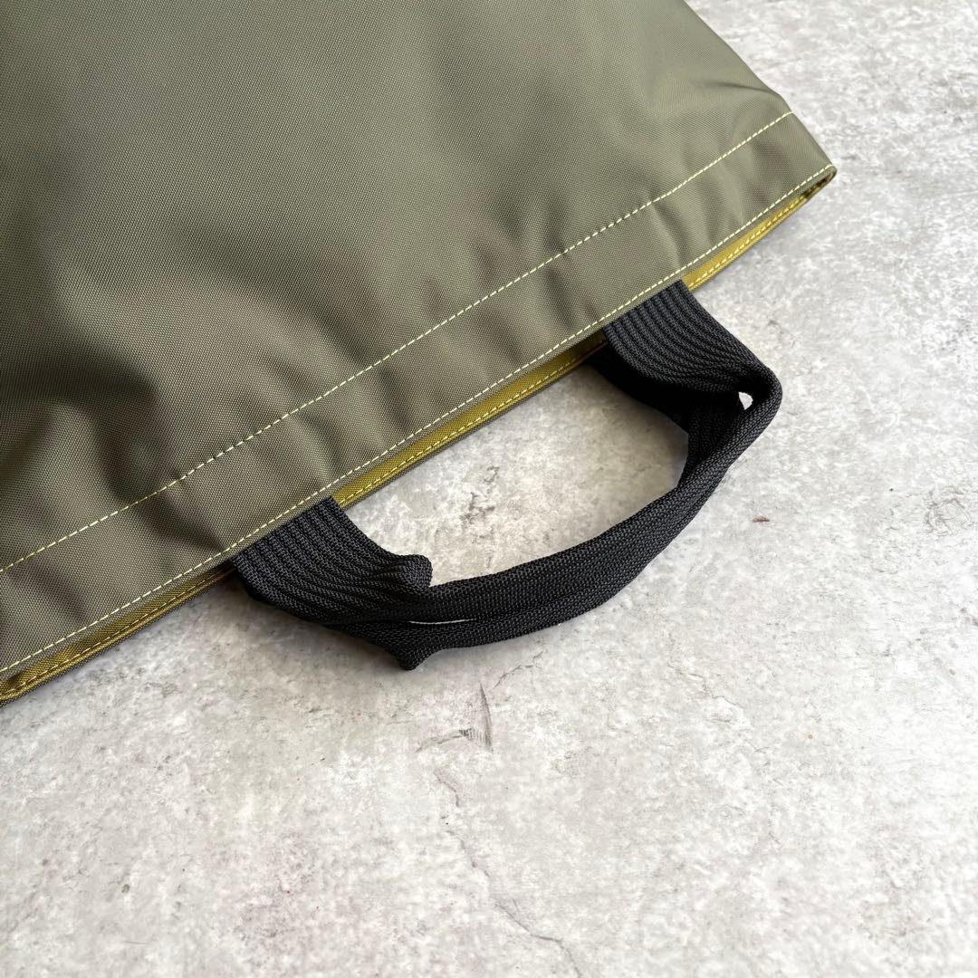 【マヤコバ様】エルベシャプリエ 舟型 トート ハンドバッグ 1027N カーキ