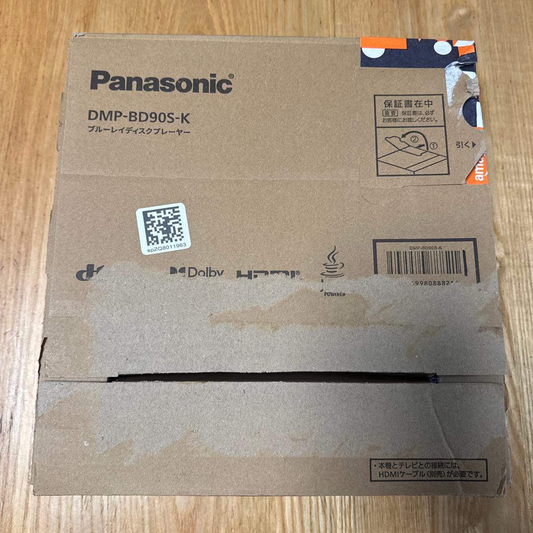 ブルーレイディスクプレーヤー　Panasonic DMP-BD90S-K