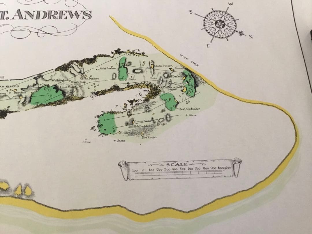 セントアンドリュース ゴルフコース　ポスター