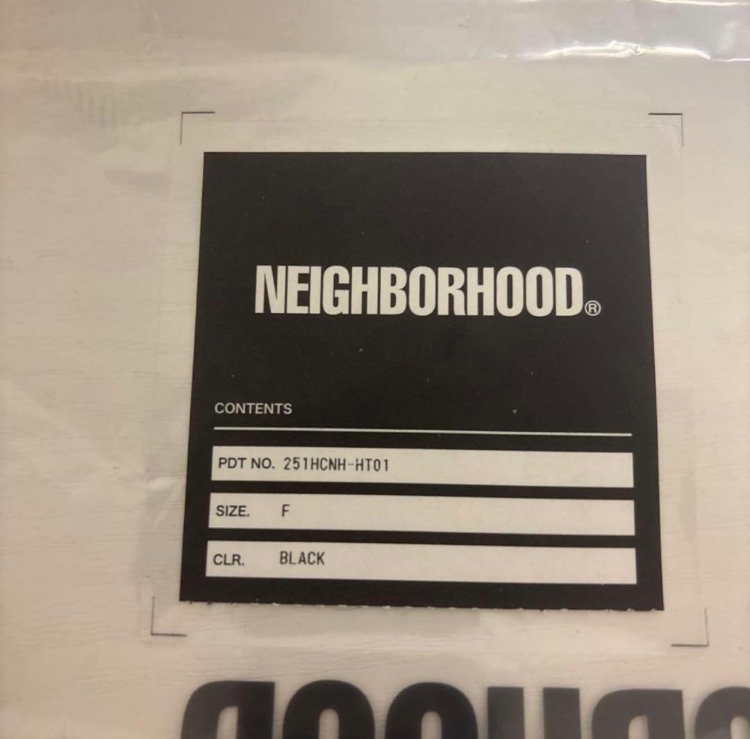 NEIGHBORHOOD 25ssブラックベースボールキャップ F