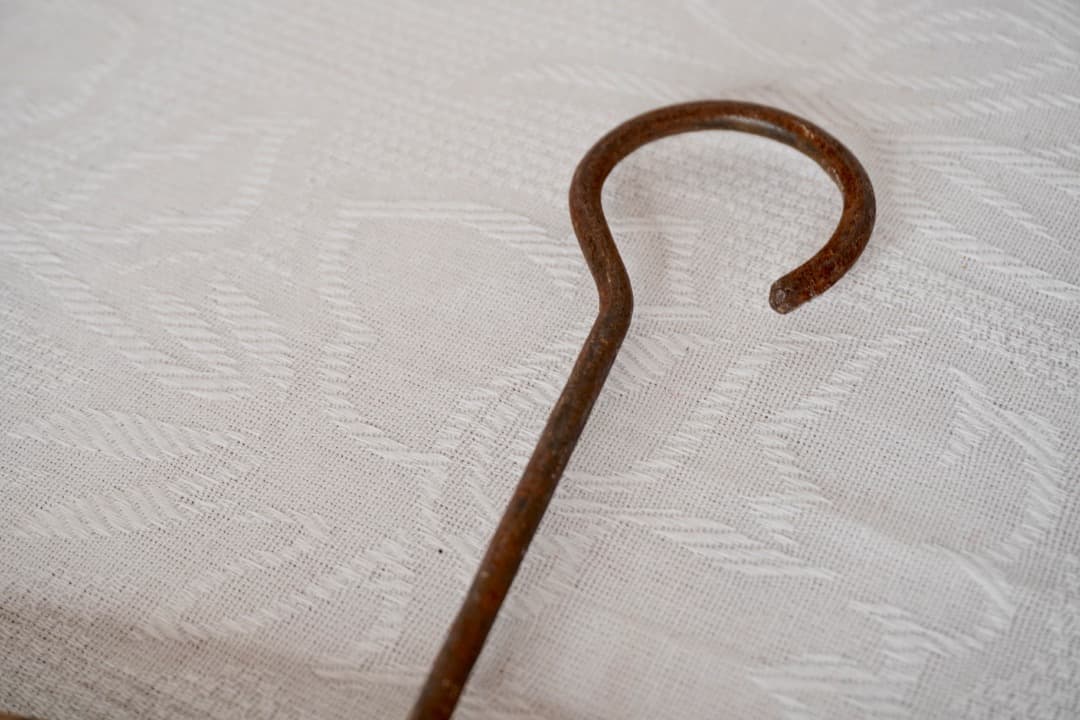 フランス アンティーク 木製 十字ハンガー