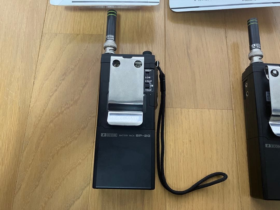 ICOM IC-μ3 トランシーバーセット 2台セット