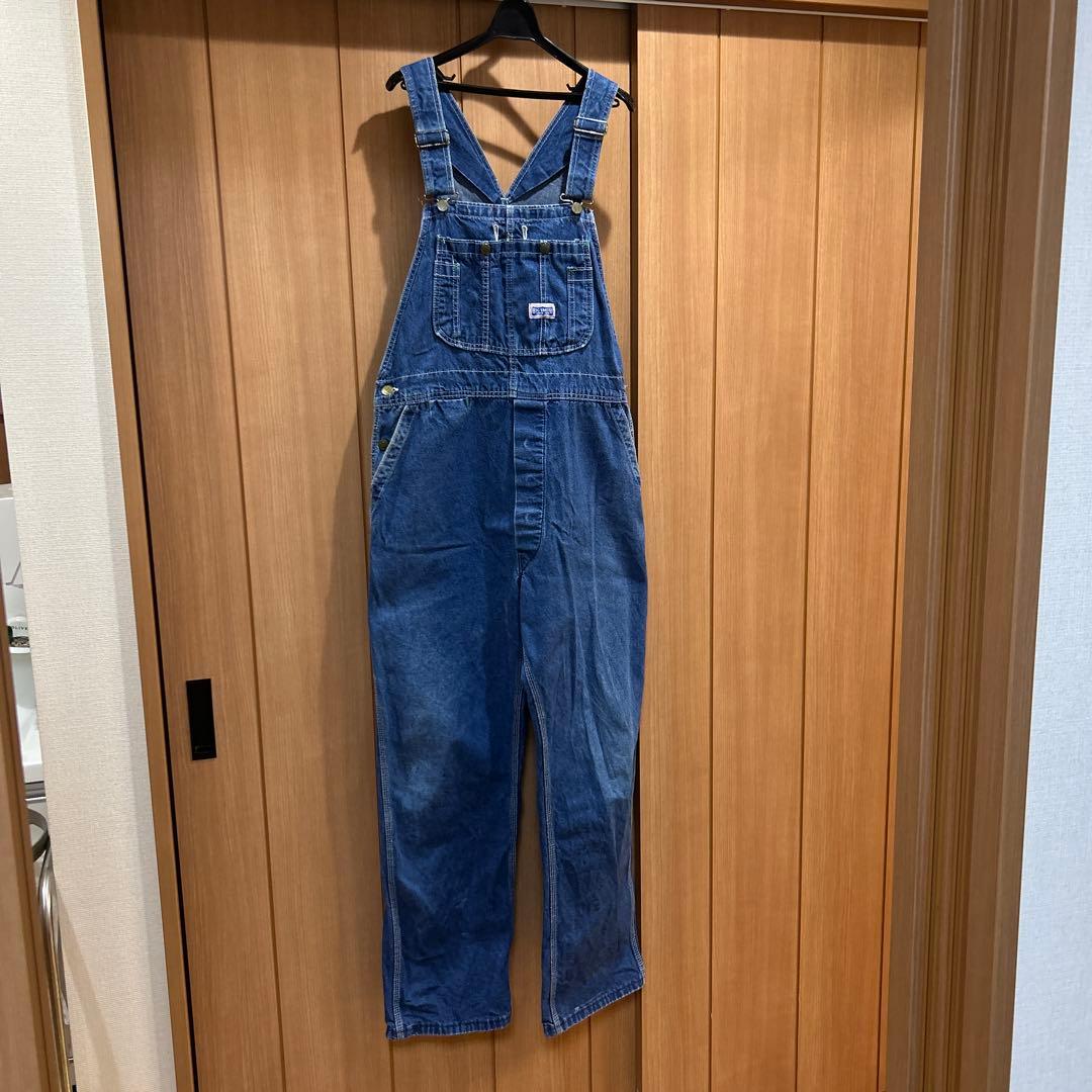 60〜70s ＵＳＡ製BIG SMITH デニムオーバーオール ＬＬサイズ