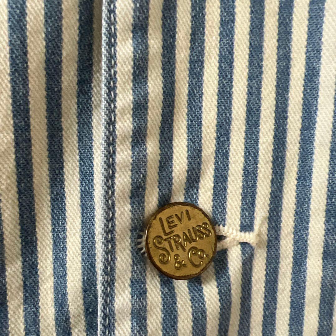 リーバイス　カバーオール　エクスプレスストライプ　LVC 38 ヒッコリー