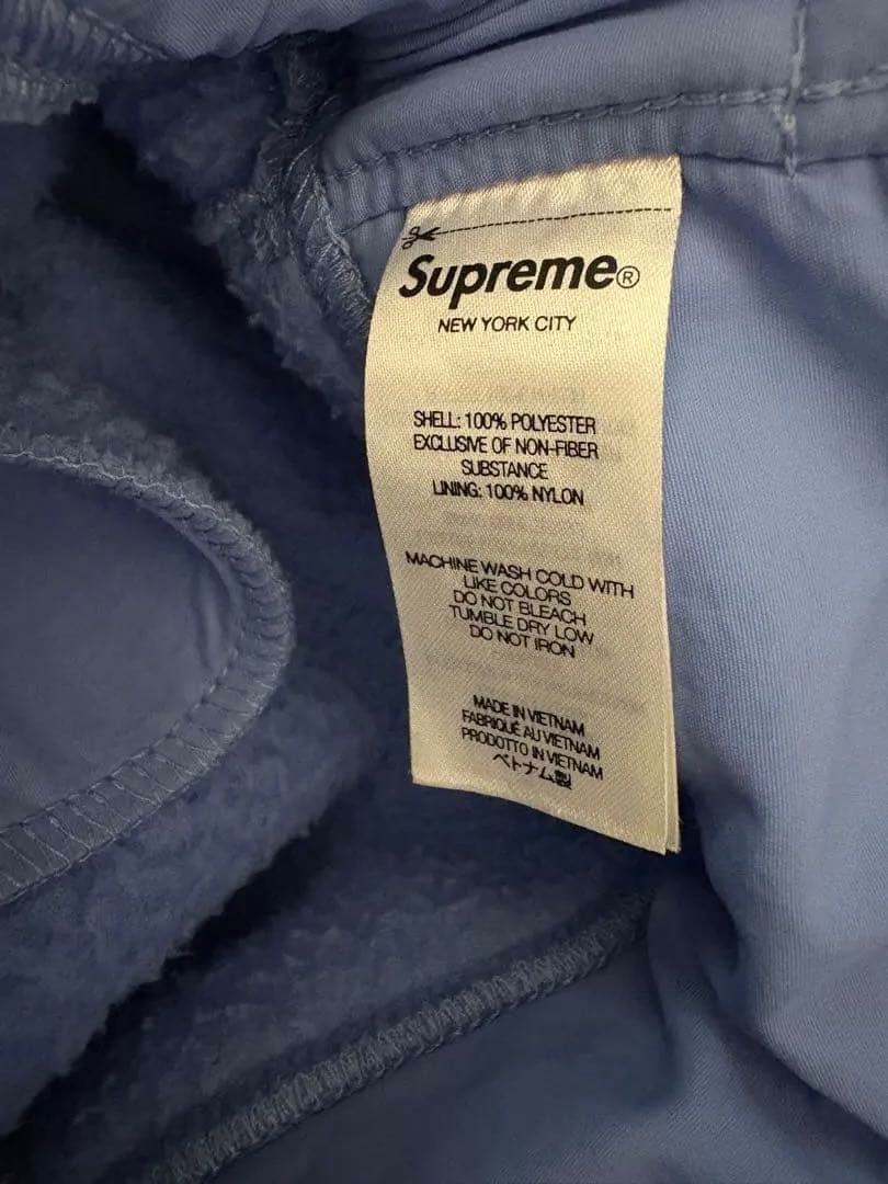 Supreme ライトブルー オーバーオール ゴアテックス ウインドストッパー