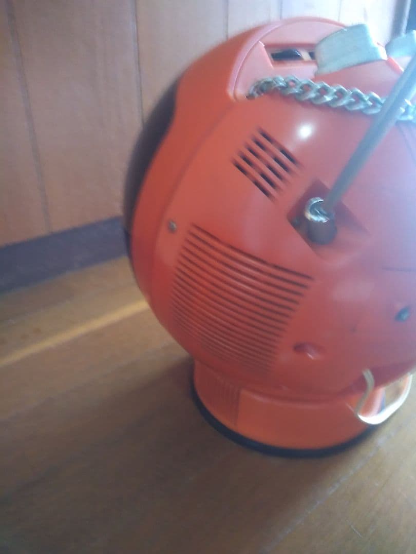 ビクター球形 白黒テレビ レトロ フリフリQ 9T-11 オレンジ【値下げ】