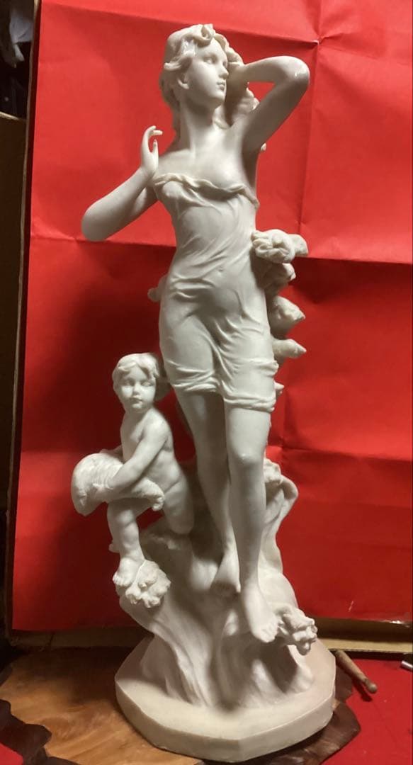 イタリア製 大理石調 樹脂製 ヴィーナス像 ５９㎝ ホワイト