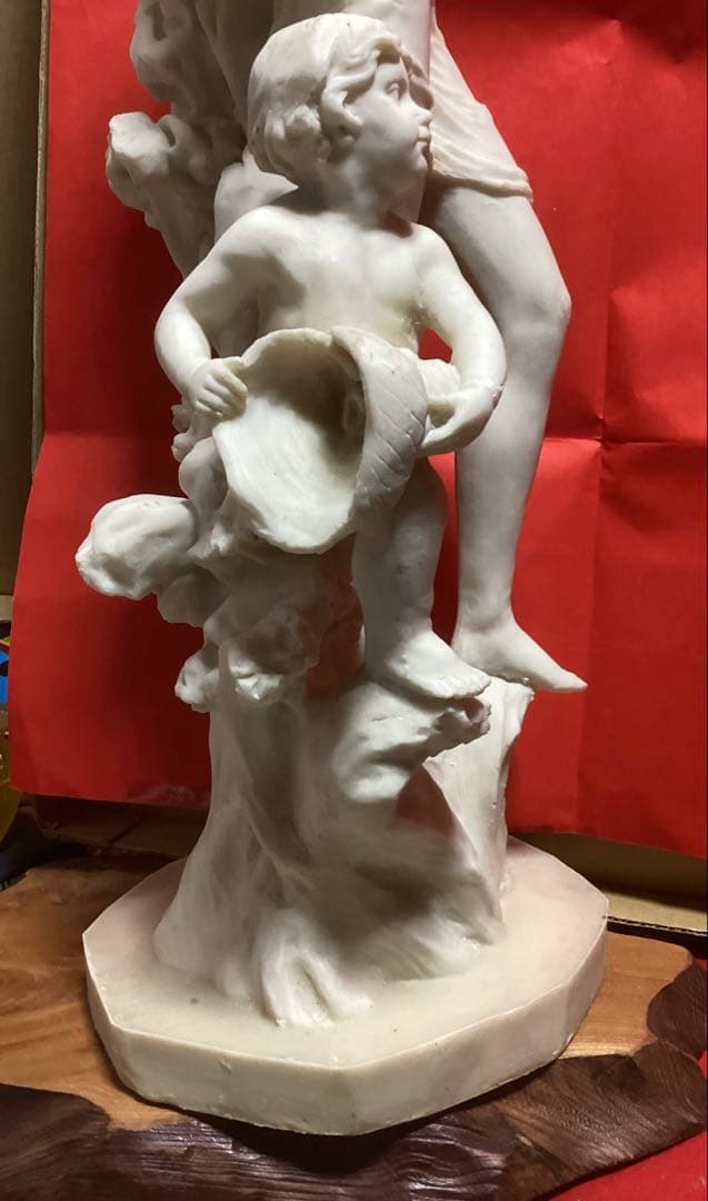 イタリア製 大理石調 樹脂製 ヴィーナス像 ５９㎝ ホワイト