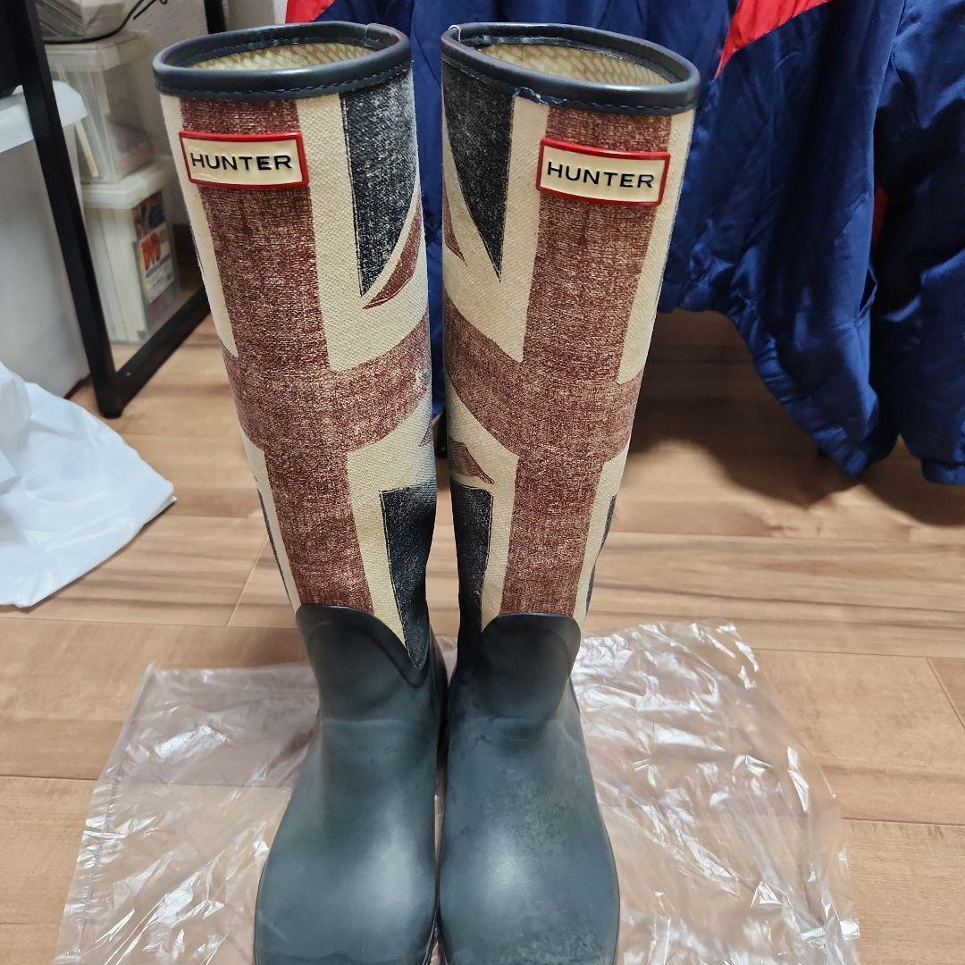 「年末セール」HUNTER ユニオンジャック 長靴