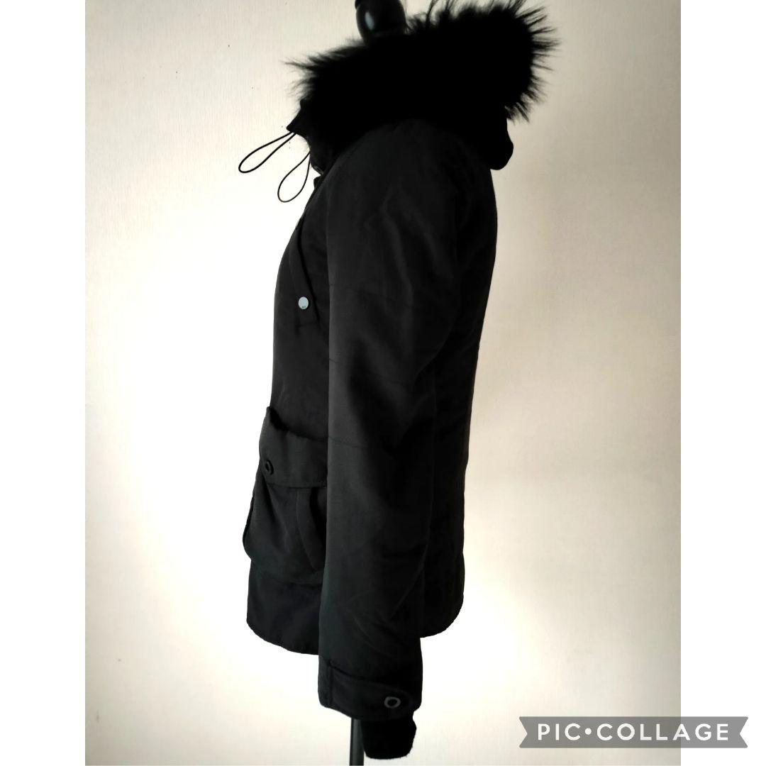 【美品】SLY ラクーンファー モッズコート N3-B ボアライナー ブラック