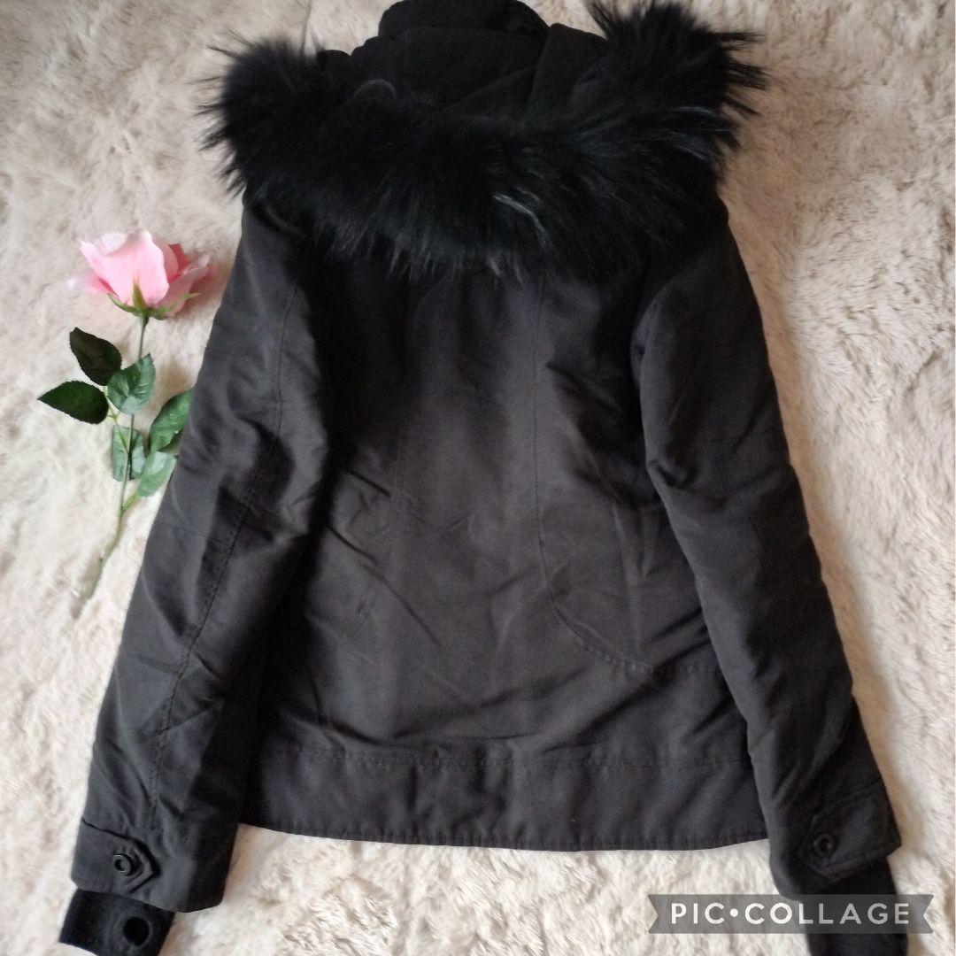 【美品】SLY ラクーンファー モッズコート N3-B ボアライナー ブラック