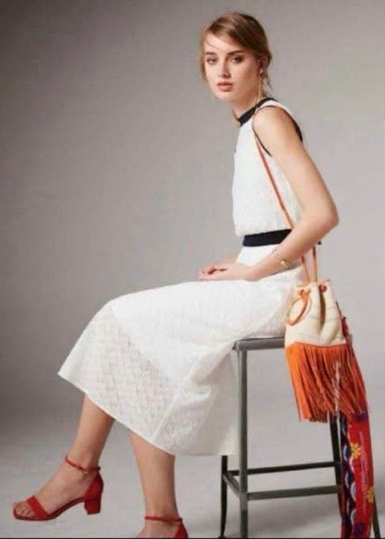 ANAYI バルファスジャージーロングワンピース 36