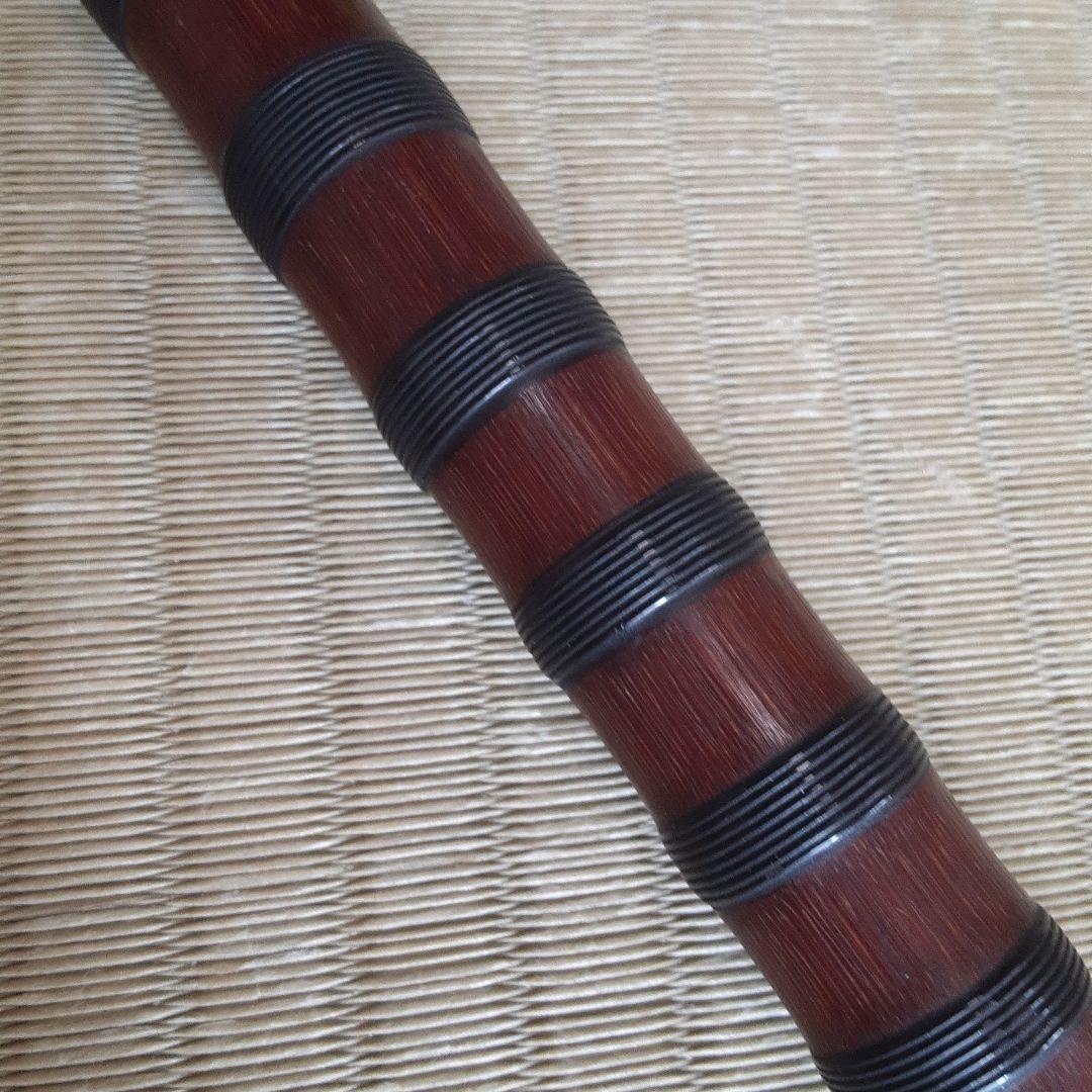 雅楽　龍笛　煤竹　樺巻き