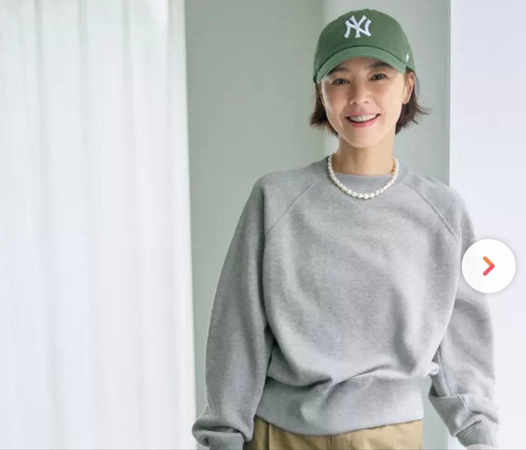 12closet 洗えるラメコンパクトスウェット