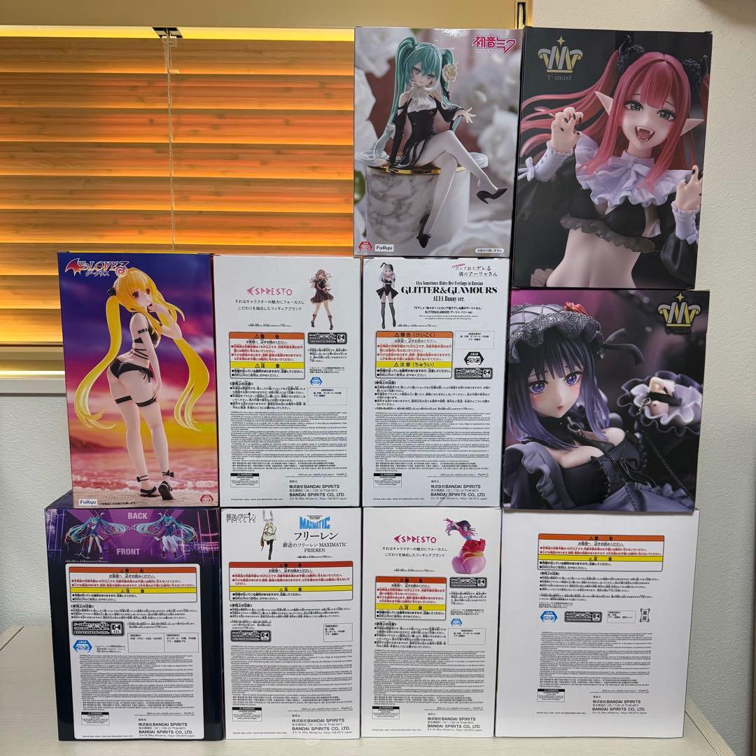 美少女プライズフィギュア10体セット フリーレン 着せ恋 推しの子 初音ミク 他