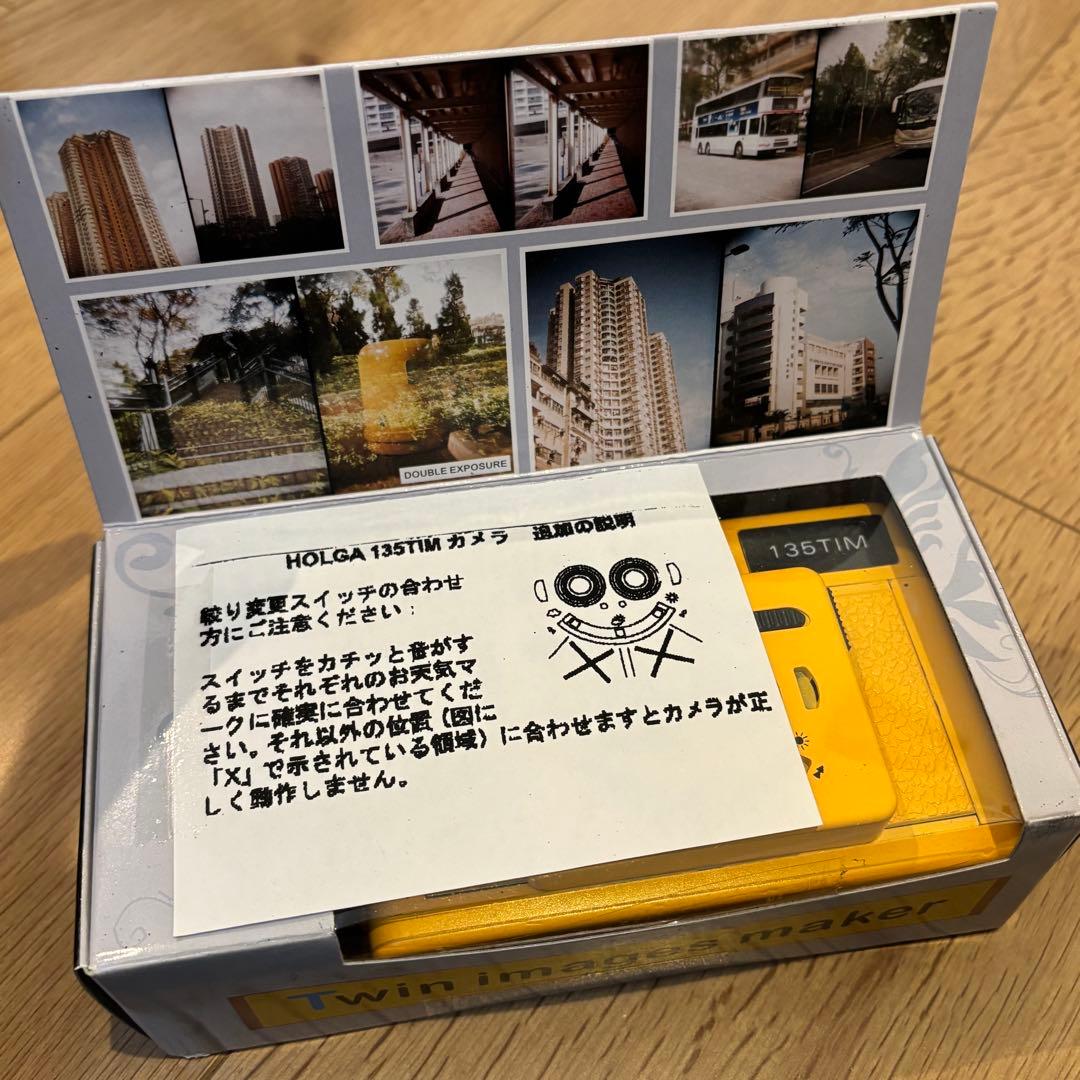 【希少品】新品未使用　Holga 135TIM フィルムカメラ スマイルデザイン