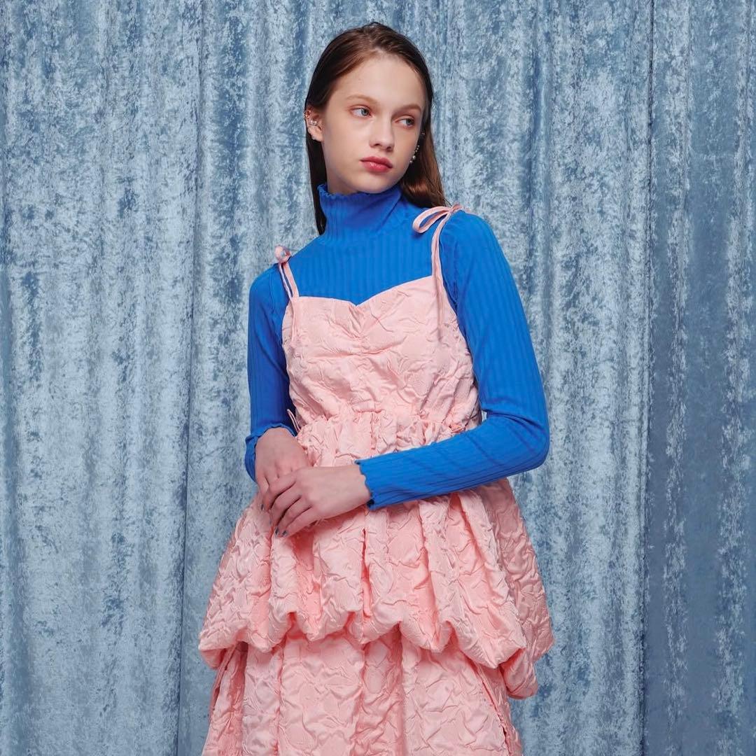 POPPY バルーンキャミチュニック　ピンク　ポピー　あさぎーにょ