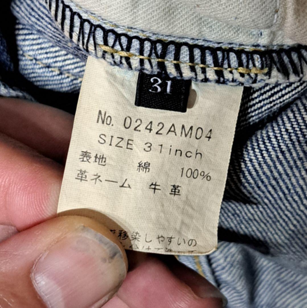 定価3.5万　ヒステリックグラマー　SP加工カレッジプリントデニムショートパンツ