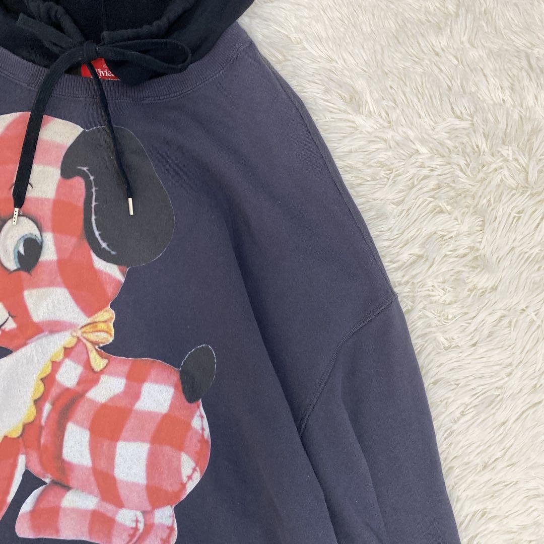 ヴィヴィアンウエストウッド ギンガムパピー パーカーワンピース オーブ刺繍