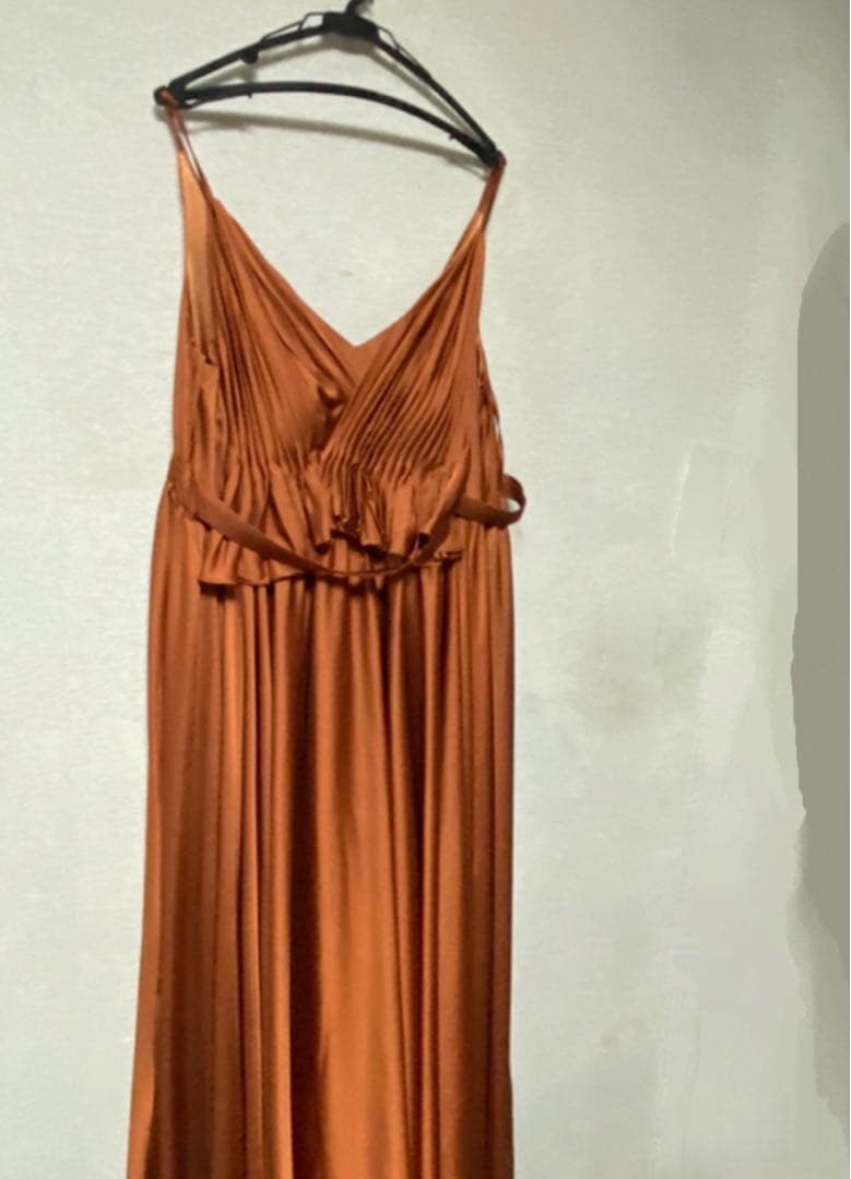 マタニティドレス　テラコッタ