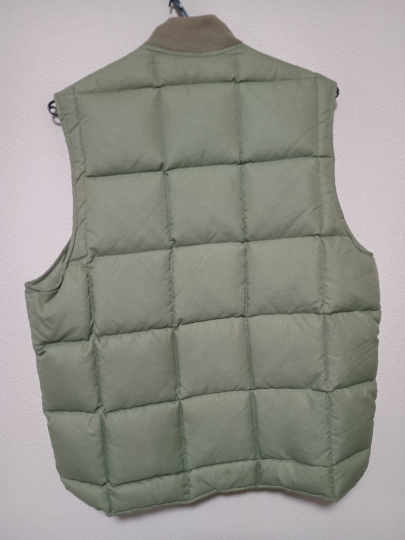 70s 80s USA製 エディーバウアー ダウンベスト リップストップ 40