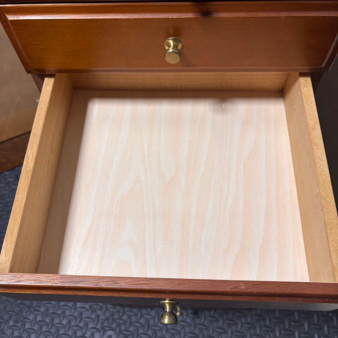 vico様【送料無料・美品】天然木　アンティーク★レトロ　書類チェスト10段B5
