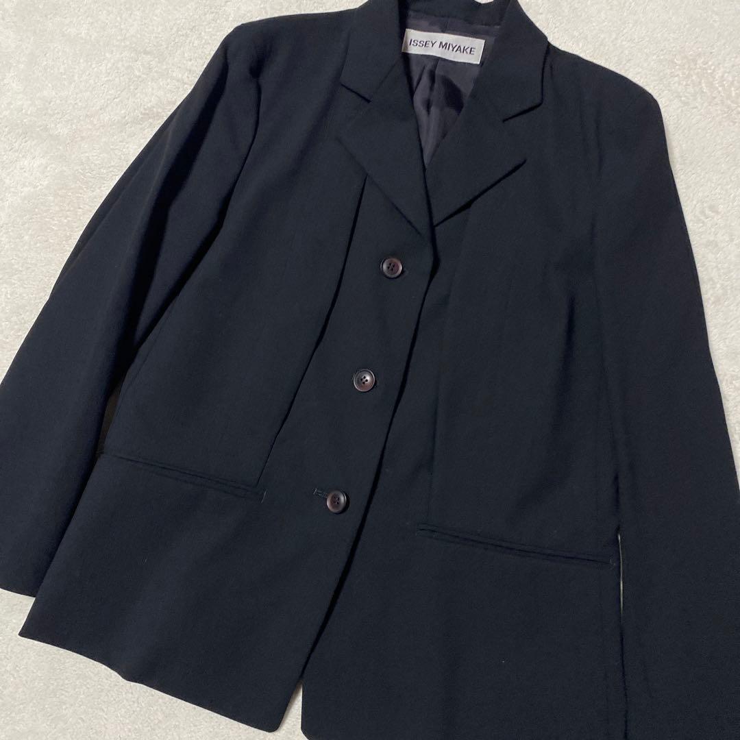 【極美品】ISSEY MIYAKE ステッチデザイン テーラードジャケット
