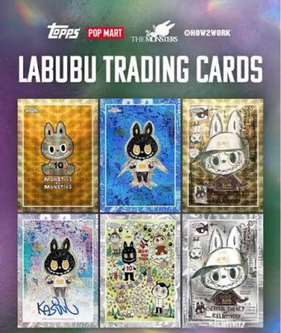 2025 Topps Chrome Labubu 1box 新品・未開封