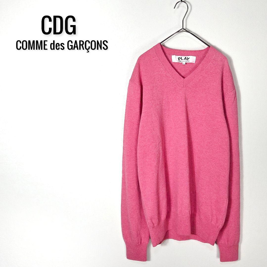 トップス CDG V-NECK PULLOVER L