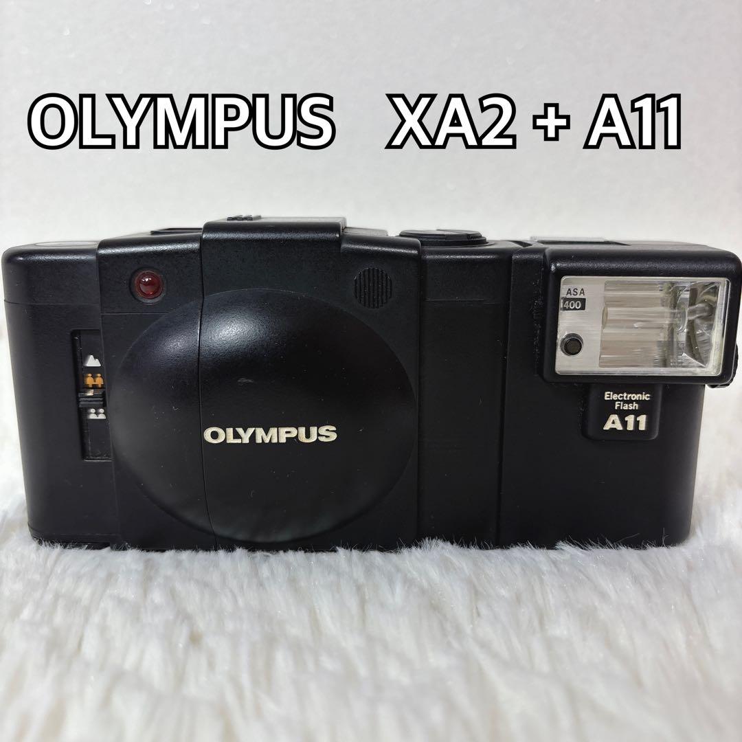 OLYMPUS オリンパス XA2 A11付 フィルムカメラ 動作確認済