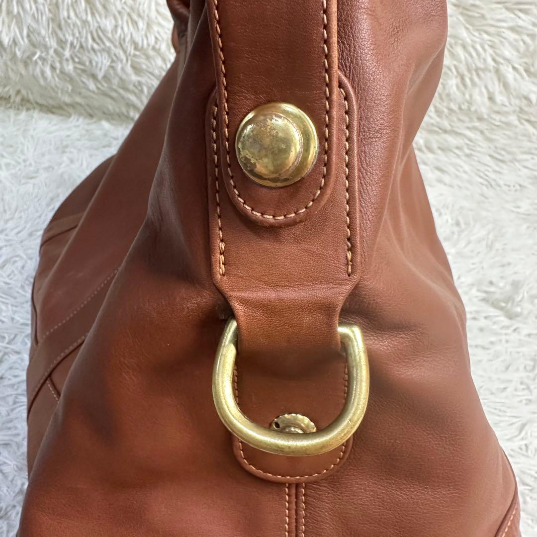 オールドコーチ COACH レザー ボストンバッグ 2way ブラウン
