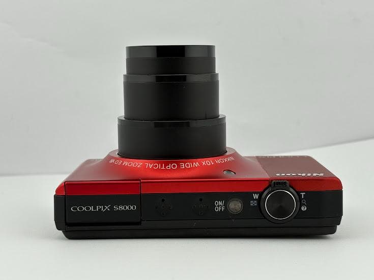 ★ちょっと訳アリ、 機能良好★ニコン Coolpix S8000 レッド