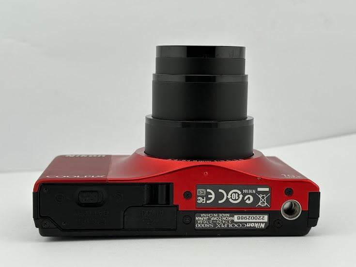★ちょっと訳アリ、 機能良好★ニコン Coolpix S8000 レッド