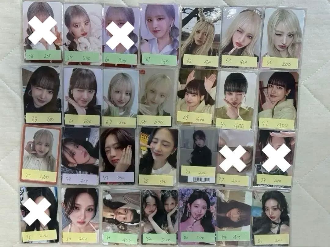 IVE トレカ まとめ売り リズ ユジン ガウル レイ ウォニョン イソ