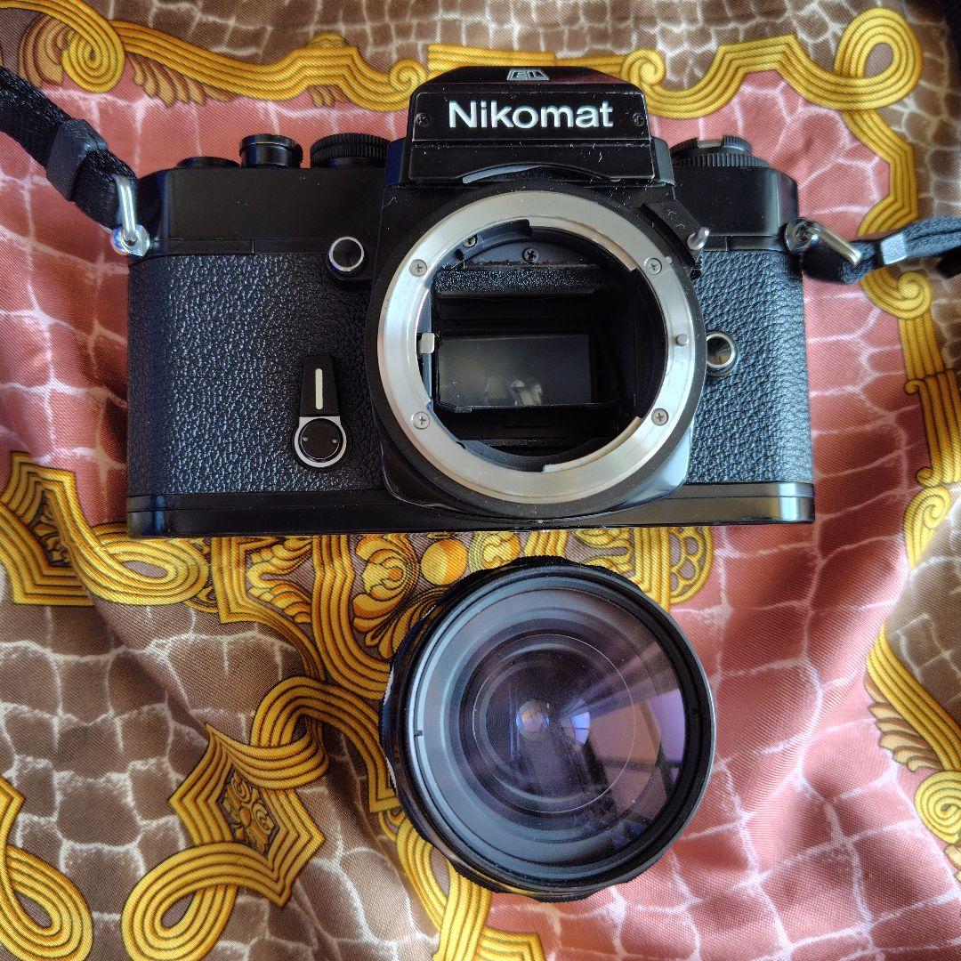 激安価格ニコマートELとNIPPON kogaku28mmf3.5完動貴重品