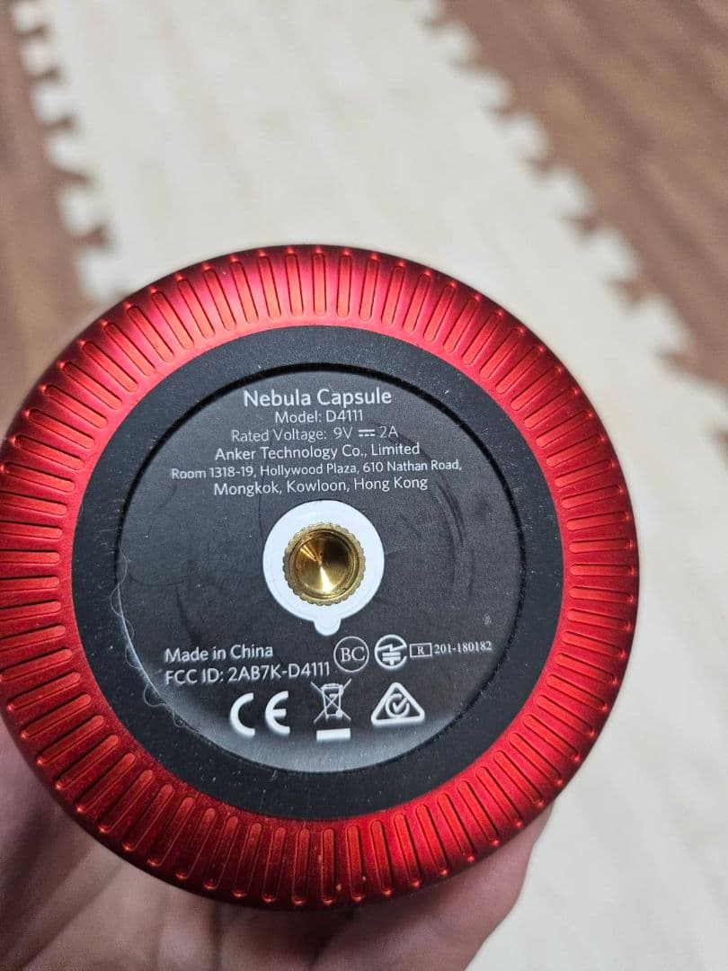 ■再値下げ!■ NEBULA プロジェクター本体 レッド ※箱なし※使用感あり