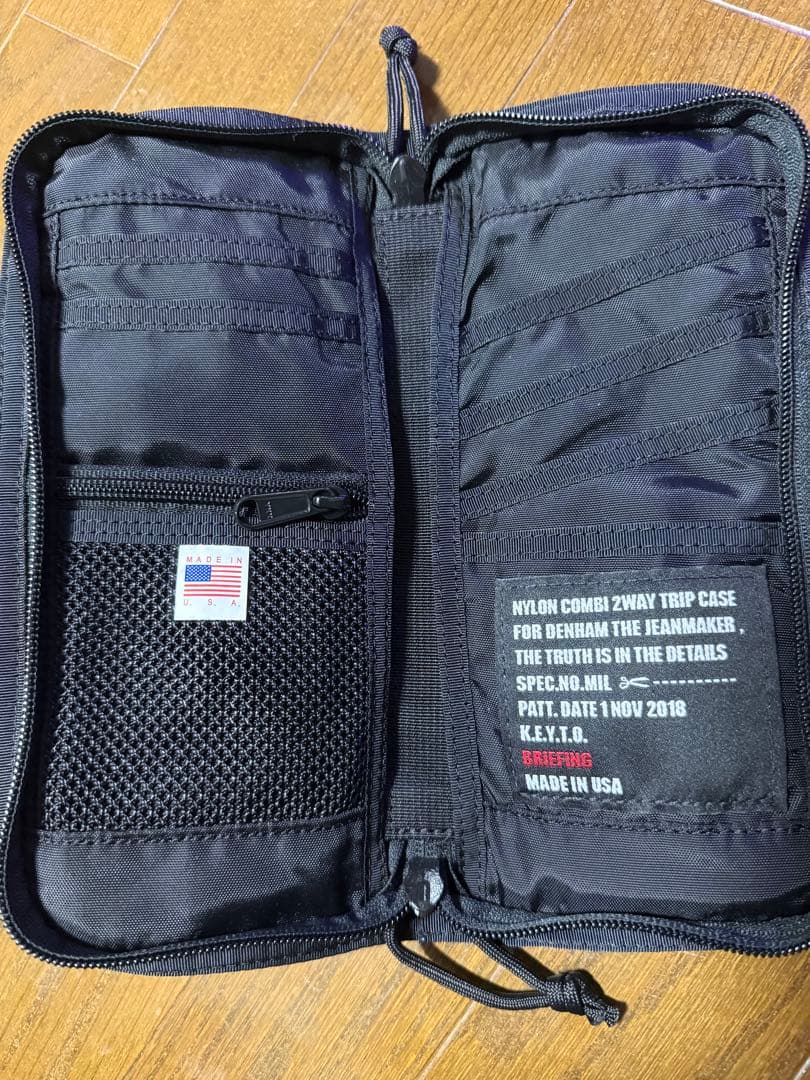 K*e様 DENHAM × BRIEFING TRIPケース ウォレットショルダ